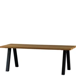 Esszimmertisch aus Abachi Holz - Charme