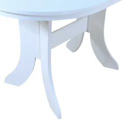 Esszimmertisch Gruppe in Weiß - Nemuro (fünfteilig)