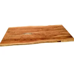 Esszimmertisch mit Live Edge Holzplatte Akazie - Cerado