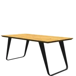 Esszimmertisch mit Schweizer Kante Eiche - Lash