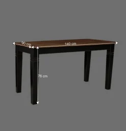 Esszimmertisch Sentiments in Schwarz