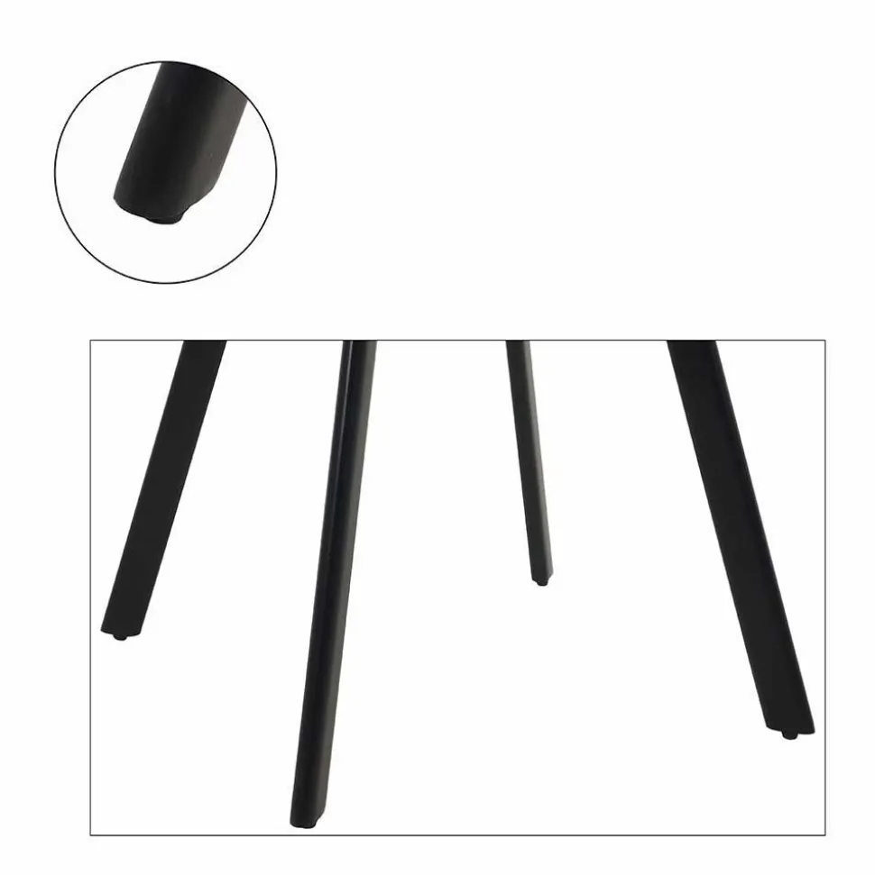 Esszimmertisch und Stühle Set - Ziadovas (fünfteilig)