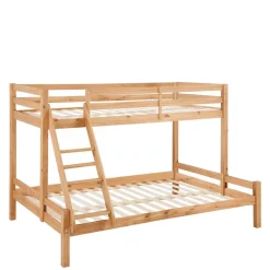 Etagenbett mit breitem Bett unten aus Kiefer - Inverness