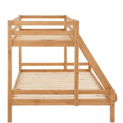 Etagenbett mit breitem Bett unten aus Kiefer - Inverness