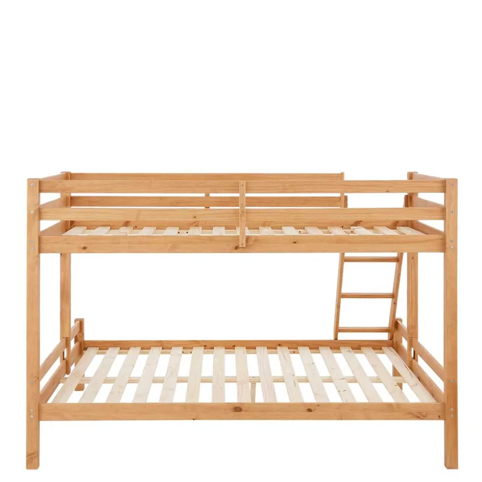 Etagenbett mit breitem Bett unten aus Kiefer - Inverness