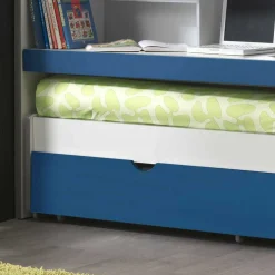 Etagenbett Musty in Blau-Weiß