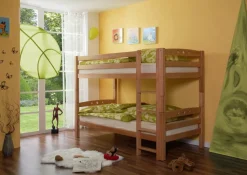 Etagenbett Paddy in Buche Massivholz