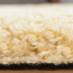 Ethno Läufer oder Teppich in Gelb & Creme - Kareta