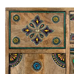 Ethno Style Kommode mit fünf Schubladen - Azua