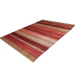 Ethno Style Teppich in Rot Beige - Bilbaos
