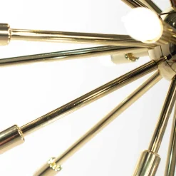 Extravagante Designer Hängelampe in Messingfarben - Enka