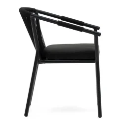 Extravagante Gartenstühle in Schwarz - Onna (4er Set)