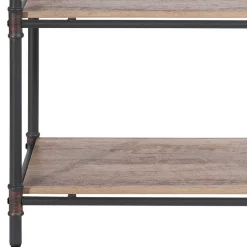 Factory Style Regal in verwitterter Holz Optik - Nenvia