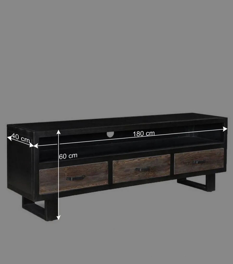 Factory TV Board mit drei Schubladen & Fach - Vebugran