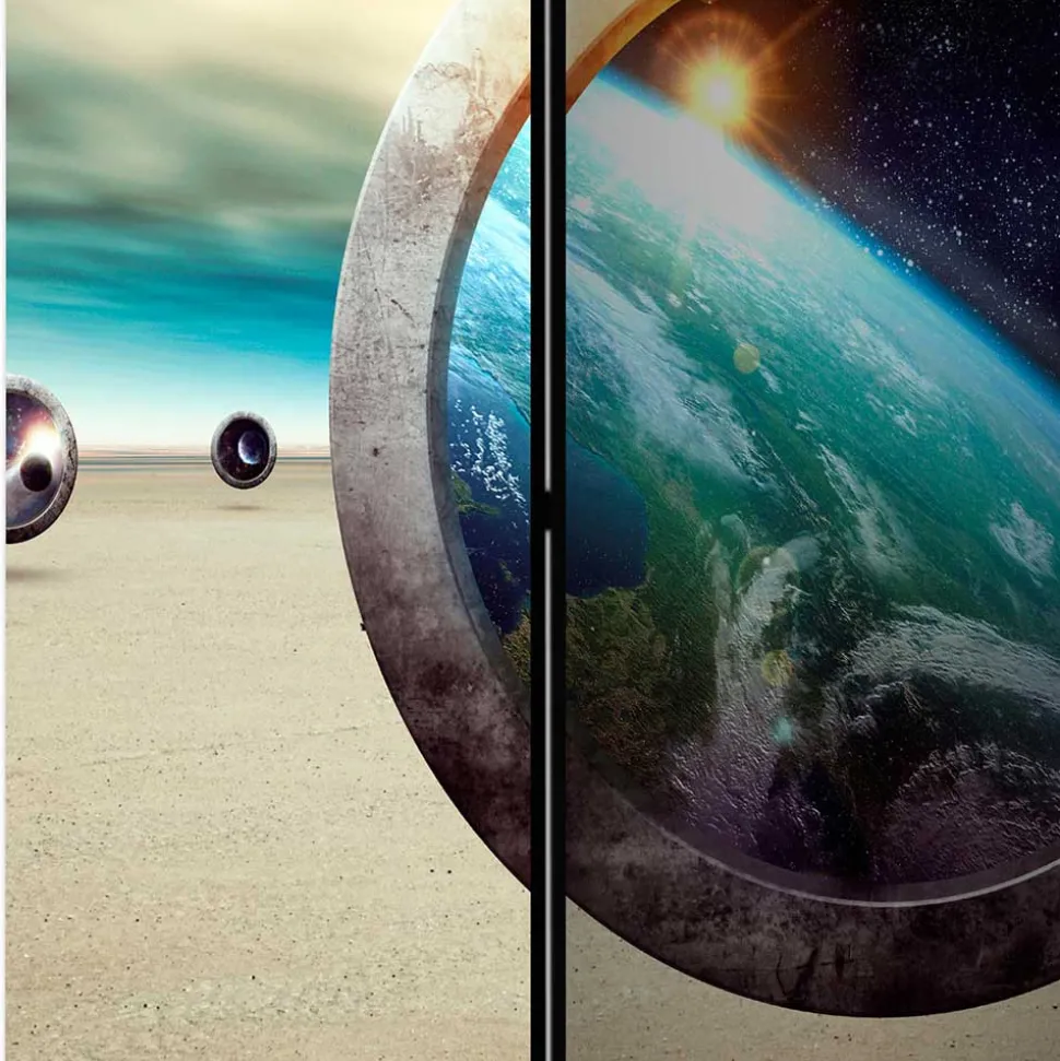 Faltbare Foto Trennwand mit Fantasy Motiv - Etterna