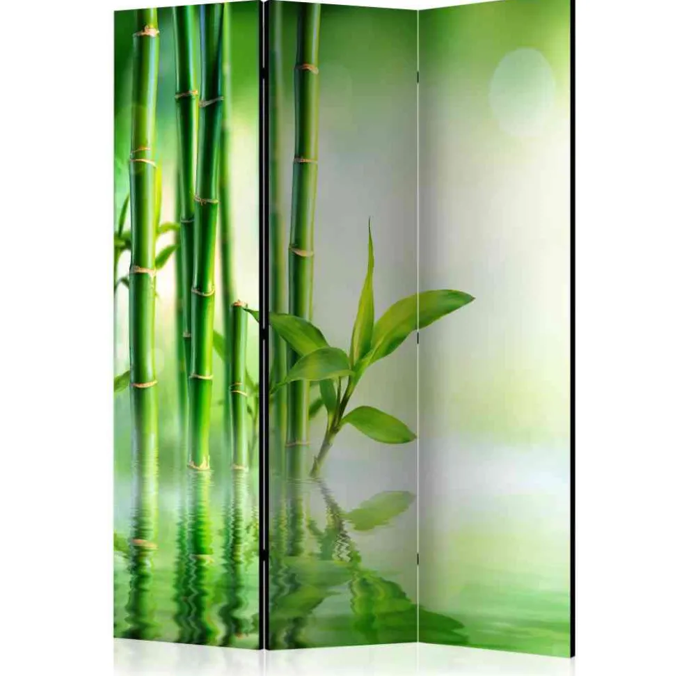 Faltbarer Raumtrenner mit Bambus Motiv - Florin