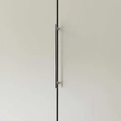 Falttüren Schlafzimmerschrank Cleoto in Creme Weiß