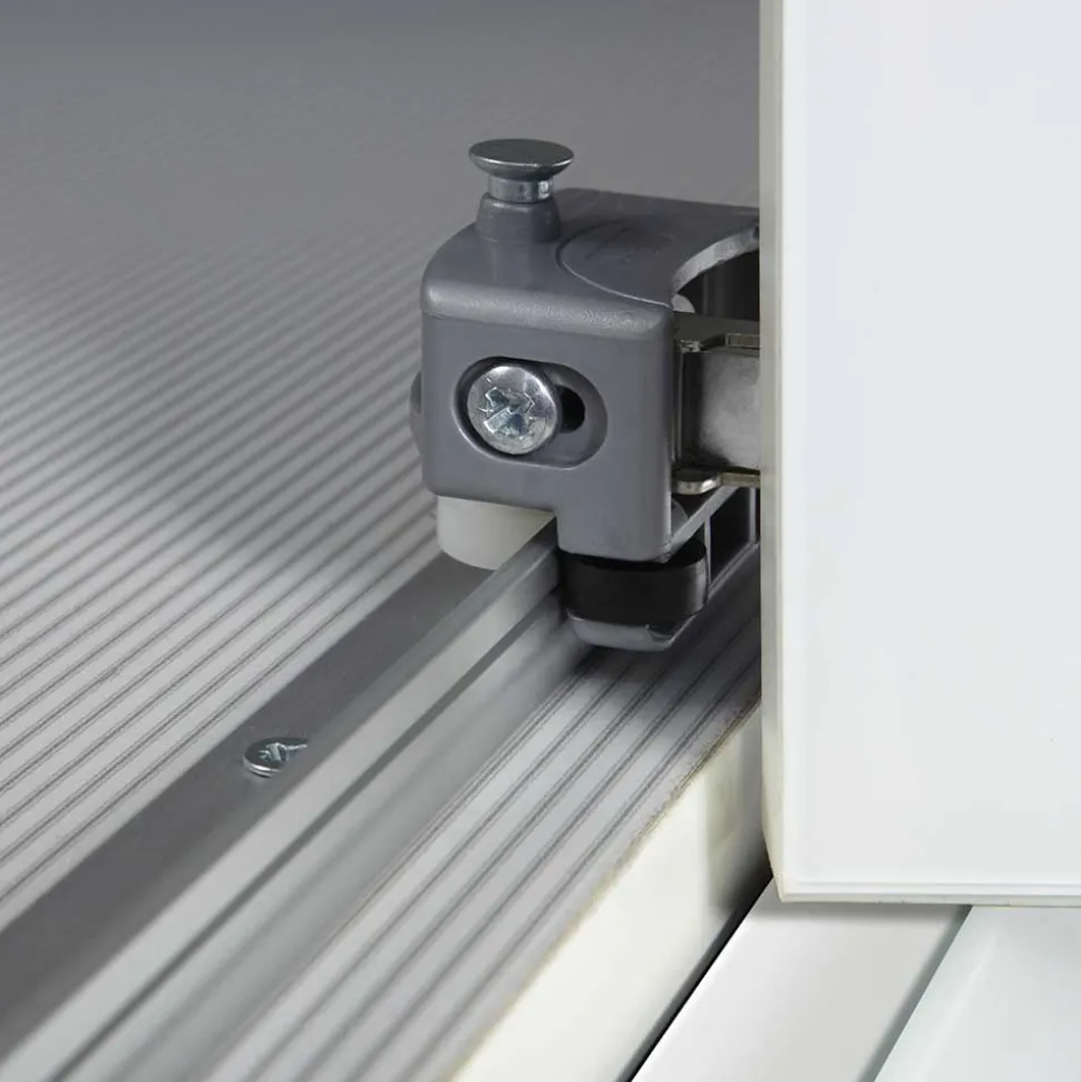 Falttürenschrank Yutaha in Weiß Eiche Trüffel