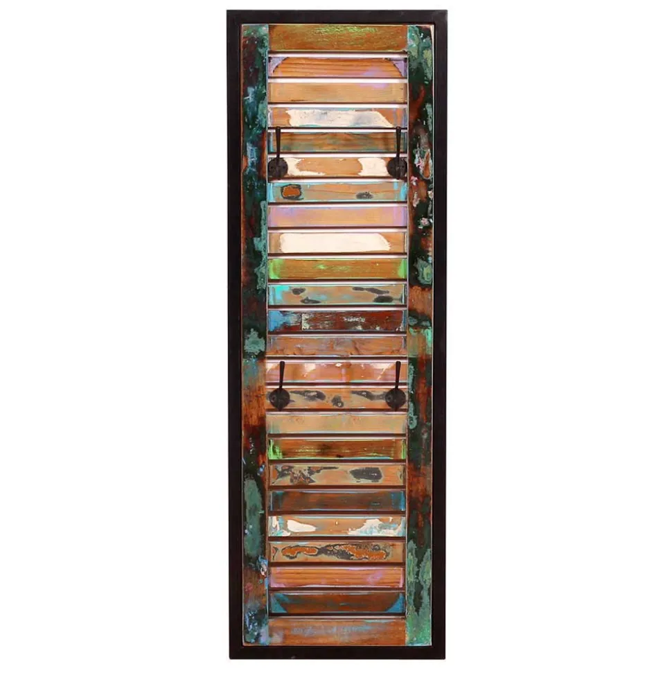 Farbenfrohe Flureinrichtung im Shabby Chic - Vosbadus (vierteilig)