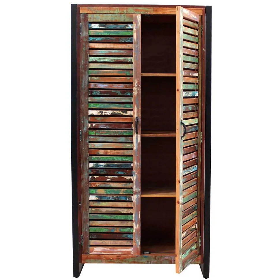 Farbenfrohe Flureinrichtung im Shabby Chic - Vosbadus (vierteilig)