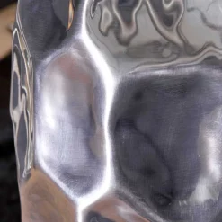 Fassförmiger Designtisch aus Aluminium - Herri