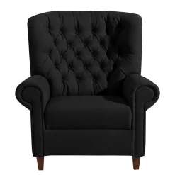 Federkern Sessel im Chesterfield Look - Cochon