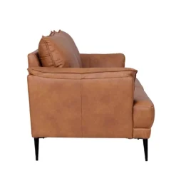 Federkern Wohnzimmersofa aus Echtleder - Zierra