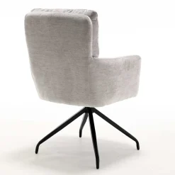 Federkern-Armlehnenstuhl mit Spidergestell - Depecha (2er Set)