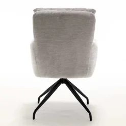 Federkern-Armlehnenstuhl mit Spidergestell - Depecha (2er Set)