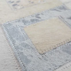 Fellteppich Patchwork im Rautendesign - Bruce