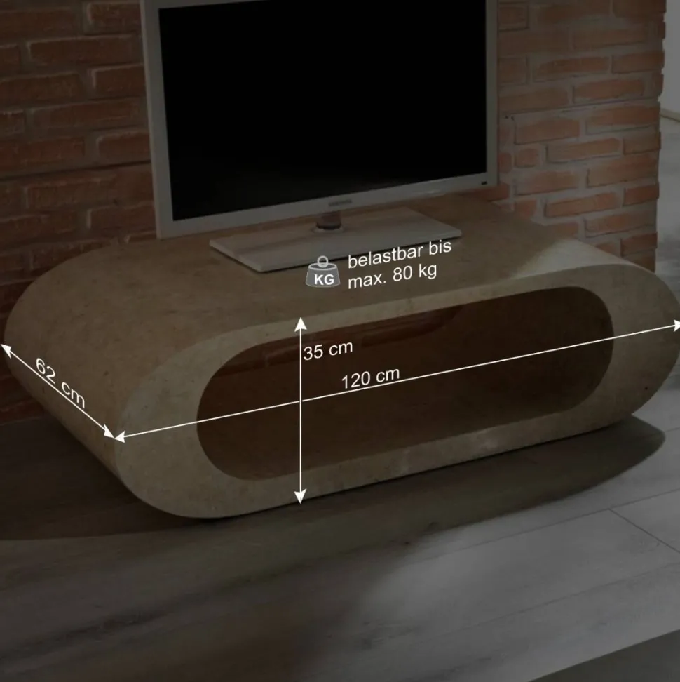 Fernsehtisch Jon aus Stein