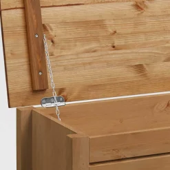 Flachdeckel Truhe aus Kiefer Massivholz - Cabressan