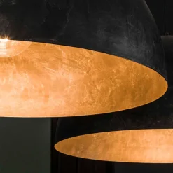 2-flammige Hängelampe - Halbkugeln 60 cm - Slavian