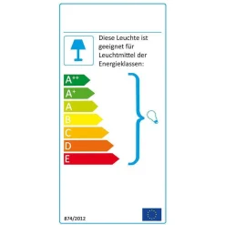 7-flammige Hängelampe in Fels Stein Optik - Domniar