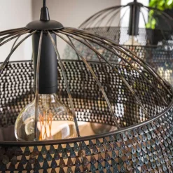 2-flammige Hängeleuchte im Industry Chic - Talyteo