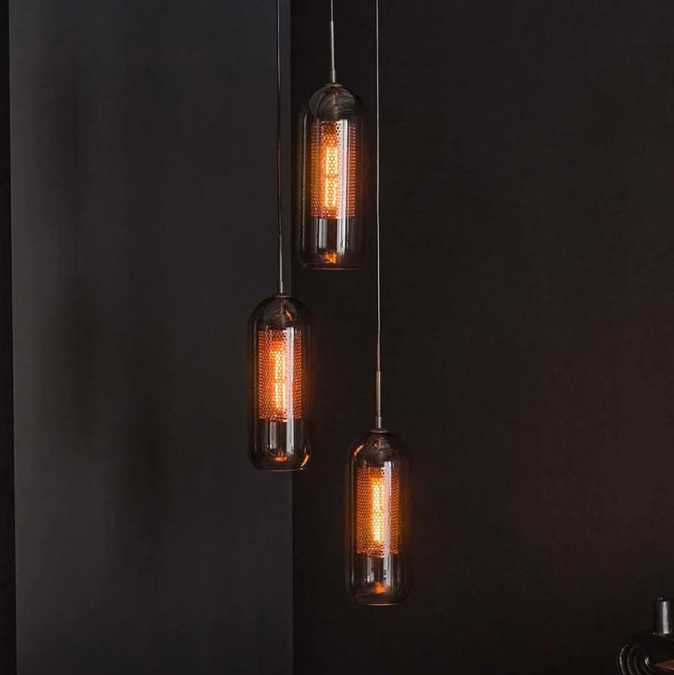 3-flammige Pendelleuchte modern - Bajan