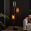 3-flammige Stehleuchte aus Metall - Folivia