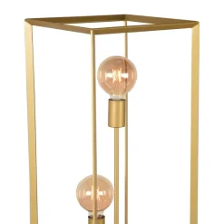 3-flammige Stehleuchte in Gold - Gannices