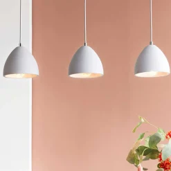 3-flammige Tisch Hängelampe in Beton Grau - Eglesio