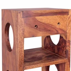 Flaschenregal Hoslo aus Massivholz Sheesham