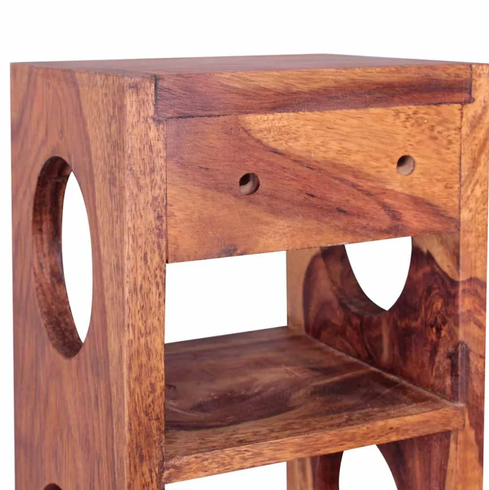 Flaschenregal Hoslo aus Massivholz Sheesham