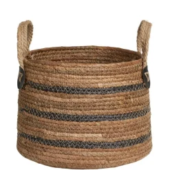 Flechtkorb Set aus Bananenblatt - Avocado (zweiteilig)