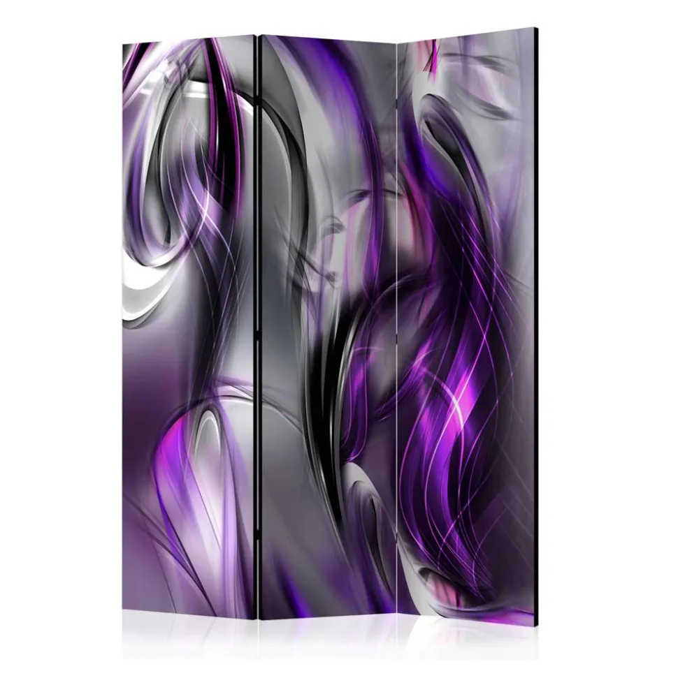 Flexibler Raumteiler in Violett & Grau - Agruma