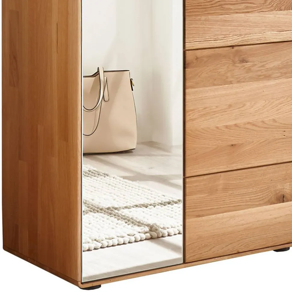 Flur Garderobenschrank aus Wildeiche Massivholz - Darcona