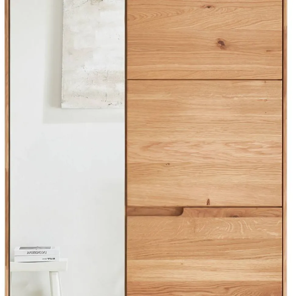 Flur Garderobenschrank aus Wildeiche Massivholz - Darcona