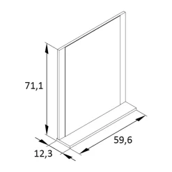 Flur Garderobenspiegel mit Ablage - Anderian