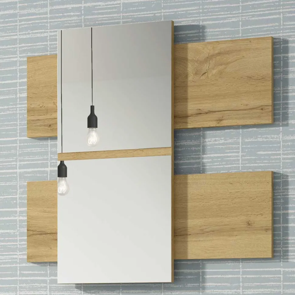 Flur Hängekonsole & Spiegel Kombi - Vimal (zweiteilig)