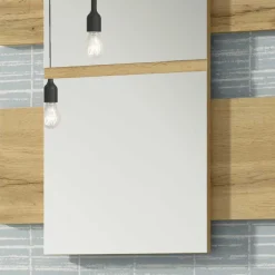 Flur Hängekonsole & Spiegel Kombi - Vimal (zweiteilig)