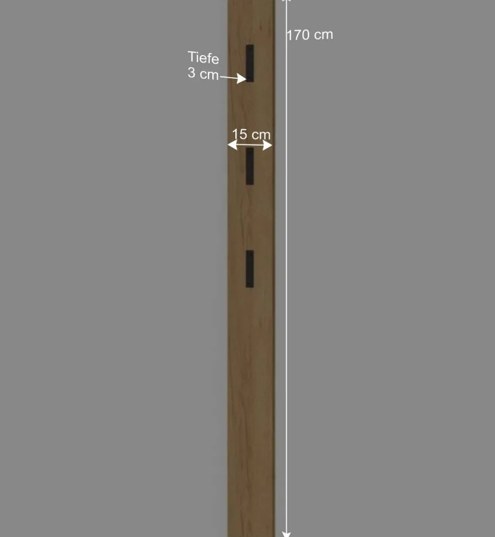 Flur Hängeschrank & Garderobe & Spiegel - Point (dreiteilig)