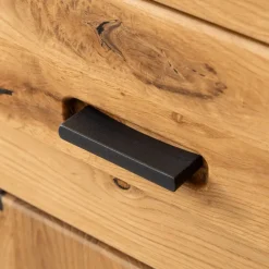 Flur Hochkommode aus Balkeneiche Massivholz - Robats